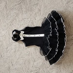 Ooh! La, La! Girls Black Tuxedo Dress